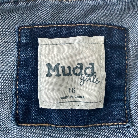 Girls Mudd Denim Jean Jacket Sz 16 - Picture 3 of 4
